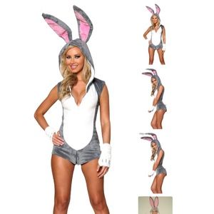 Yandy - Rascally Rabbit Bunny Halloween Costume - Size Small (2-4)
